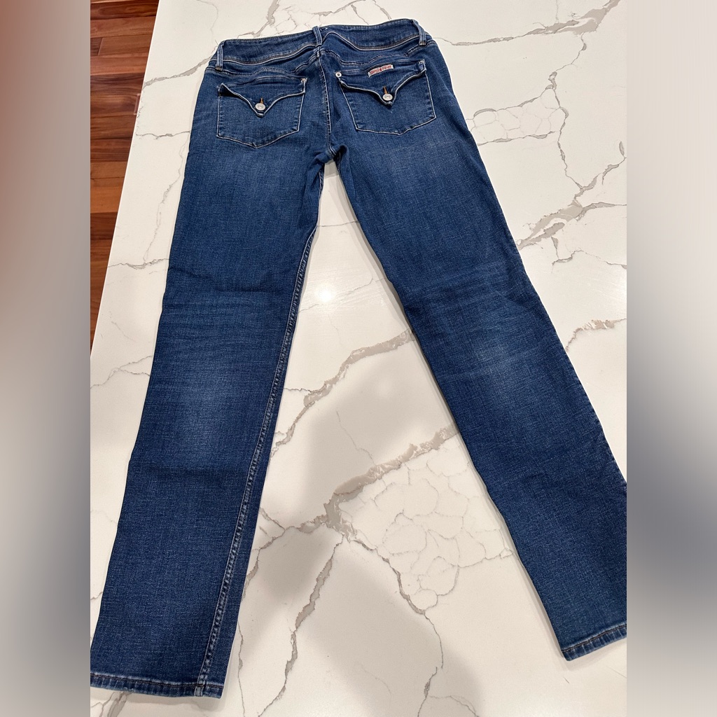 Hudson Collin Skinny Flap Pocket Jeans Size 30